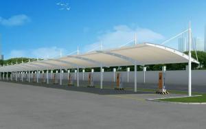 鹤庆县膜结构停车棚